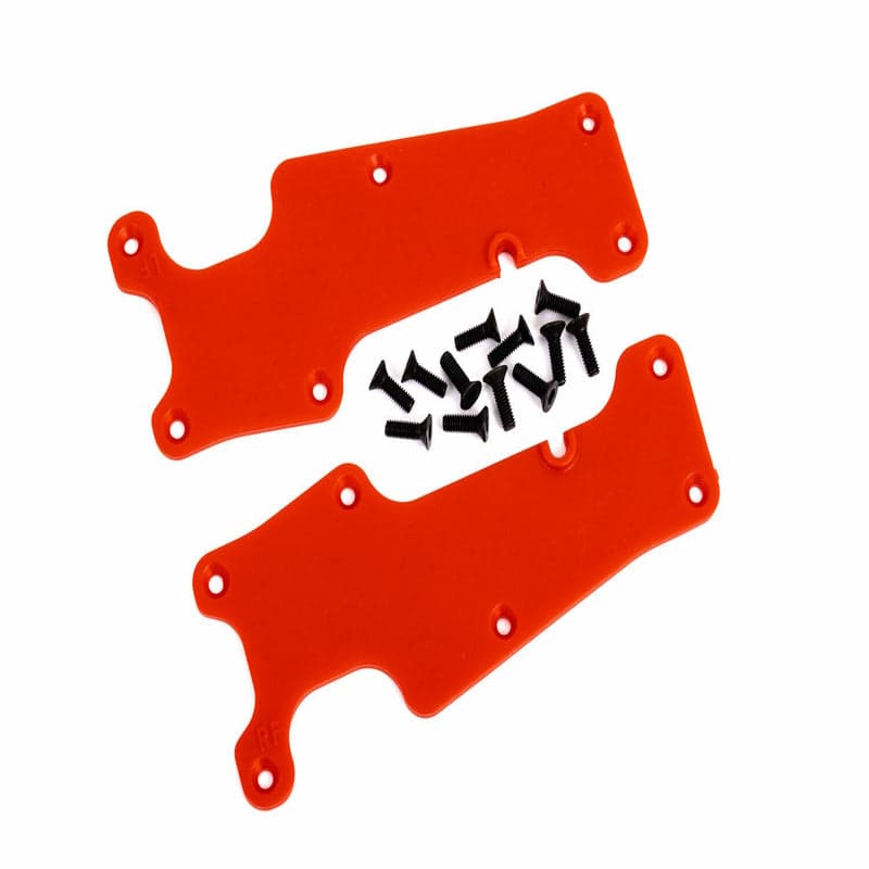 Traxxas 9633R Suspension arm covers, RED, front (left and right) for fpv drones