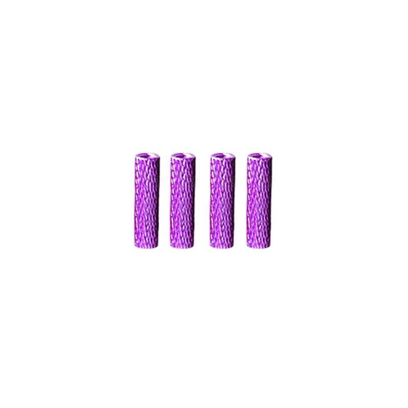 M3 Aluminium Standoffs (4 stuks) - GEKARTELD - 25mm - PAARS for fpv drones
