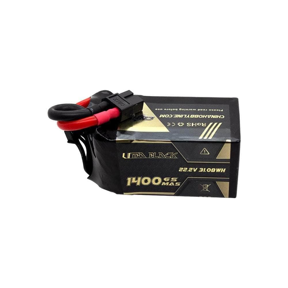 CNHL Ultra Black Series 22.2V 6S 1400mAh 150C LiPo Battery - XT60 for fpv drones 1