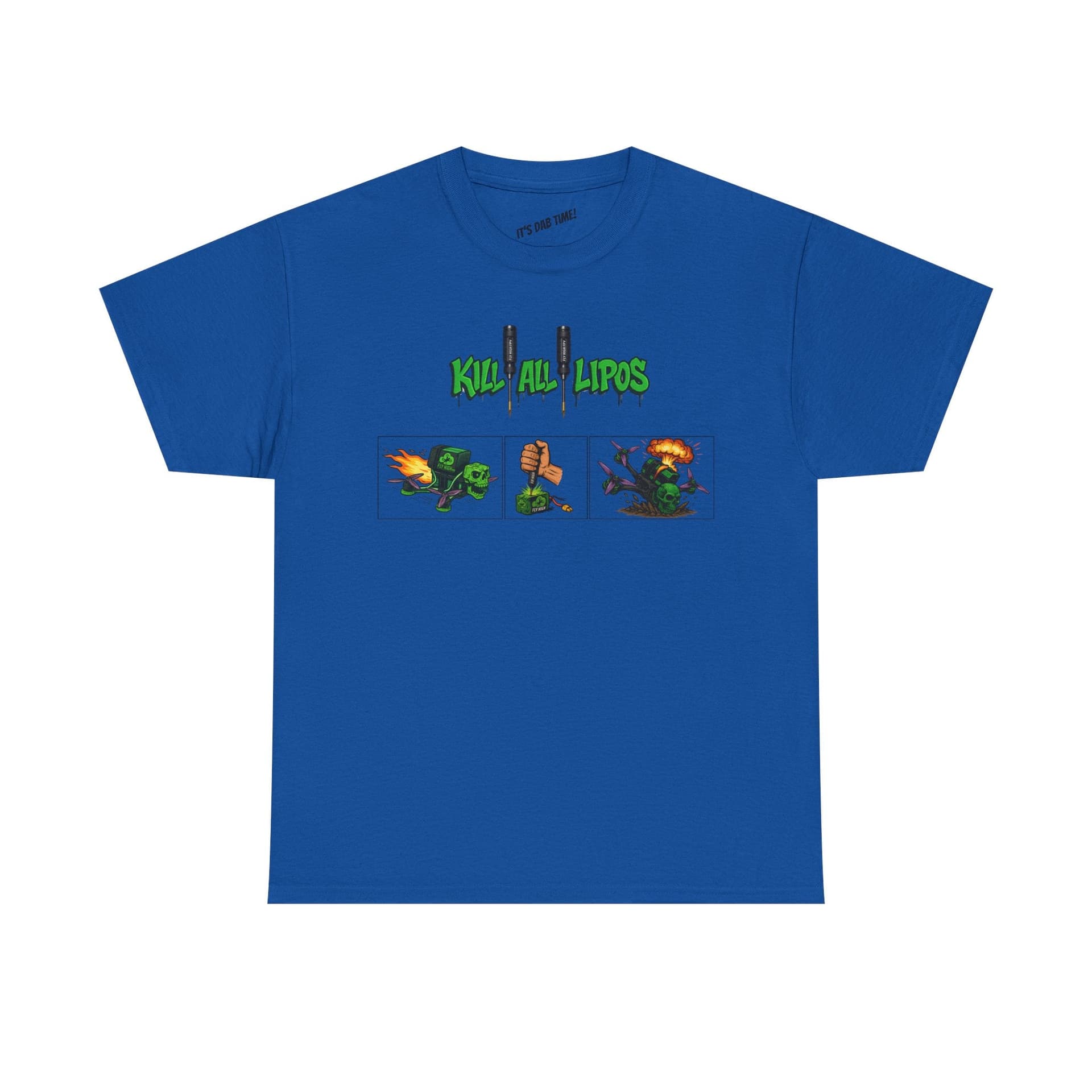 Kill All Lipos - Comic Strip -  FPV Drone T-Shirt for fpv drones 9