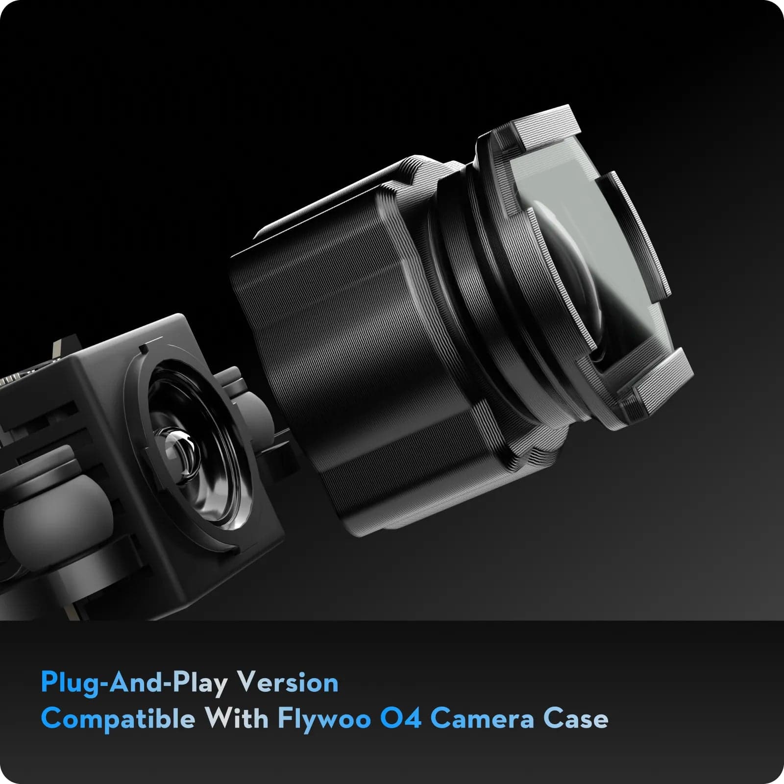 Flywoo DJI O4 Lite Wide-Angle Lens 155° with ND & UV Filters for fpv drones 3
