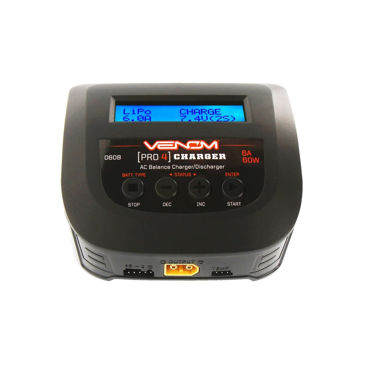 VENOM PRO 4 60W AC 6A LIPO/LIHV & NIMH RC BATTERY BALANCE CHARGER for fpv drones 3
