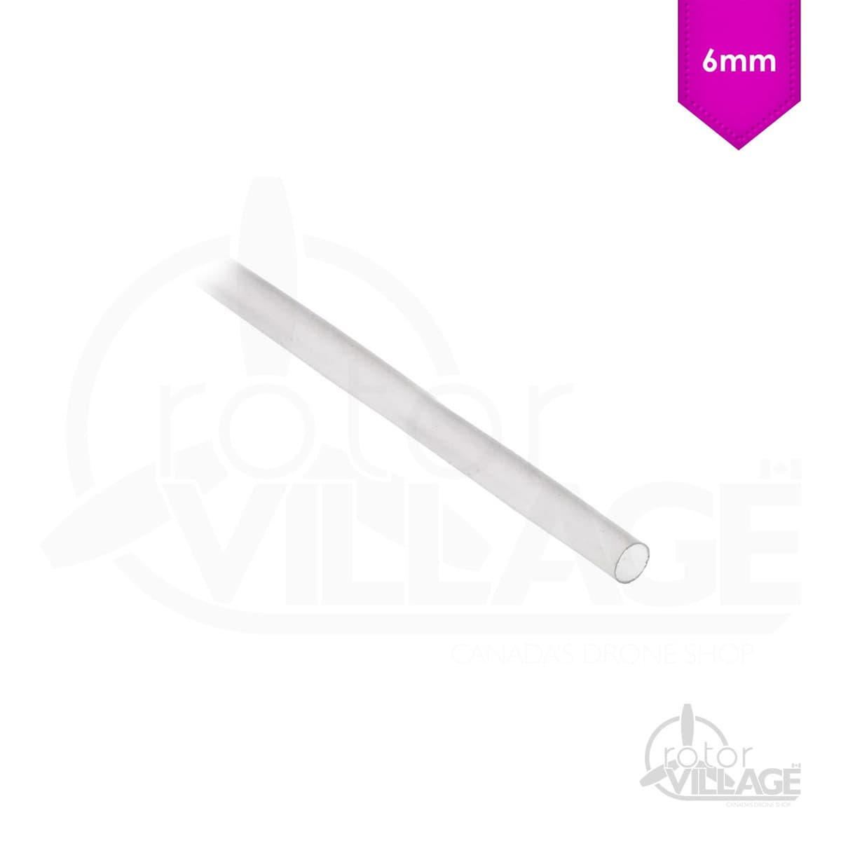 Heat Shrink - 6mm x 150mm - Clear for fpv drones