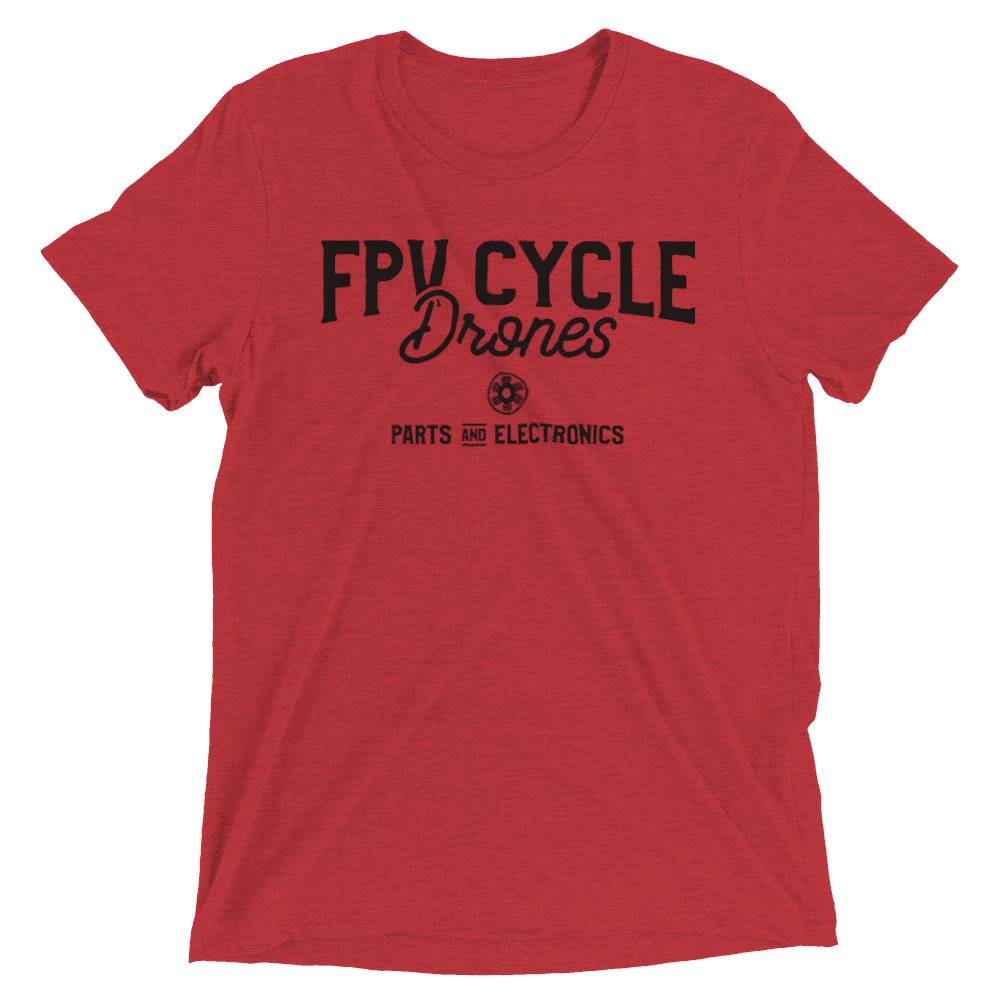 FPVCycle Classic Moto Triblend Crewneck T-shirt - Front Only