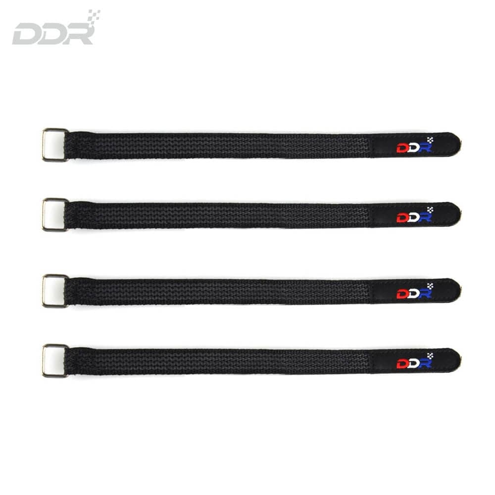 Dutch Drone Racing Unbreakable LiPo Strap SLIM - 24x1.6cm - 4 STUKS for fpv drones