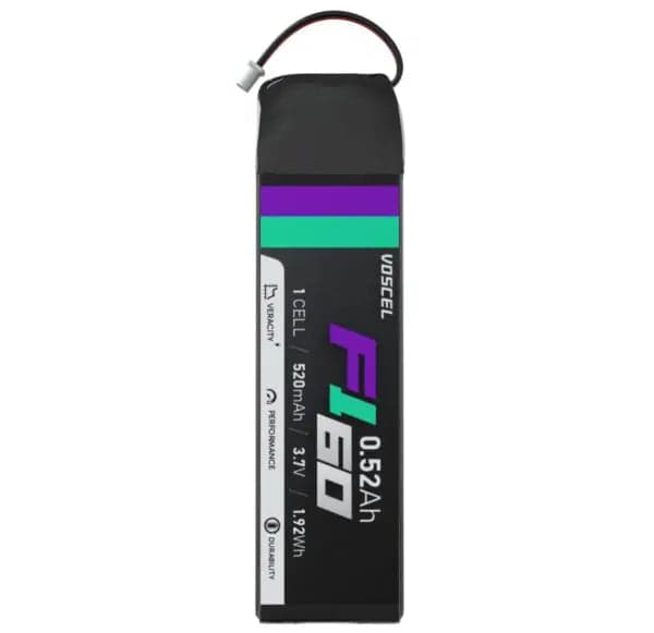 Voscel F160 520mAh 1S 60C 3.7V 1.92Wh Battery with BT2.0 for fpv drones 2