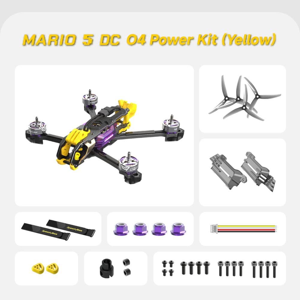 SpeedyBee Mario 5 DC O4 Power Kit BNF Drone - Choose Color for fpv drones 1