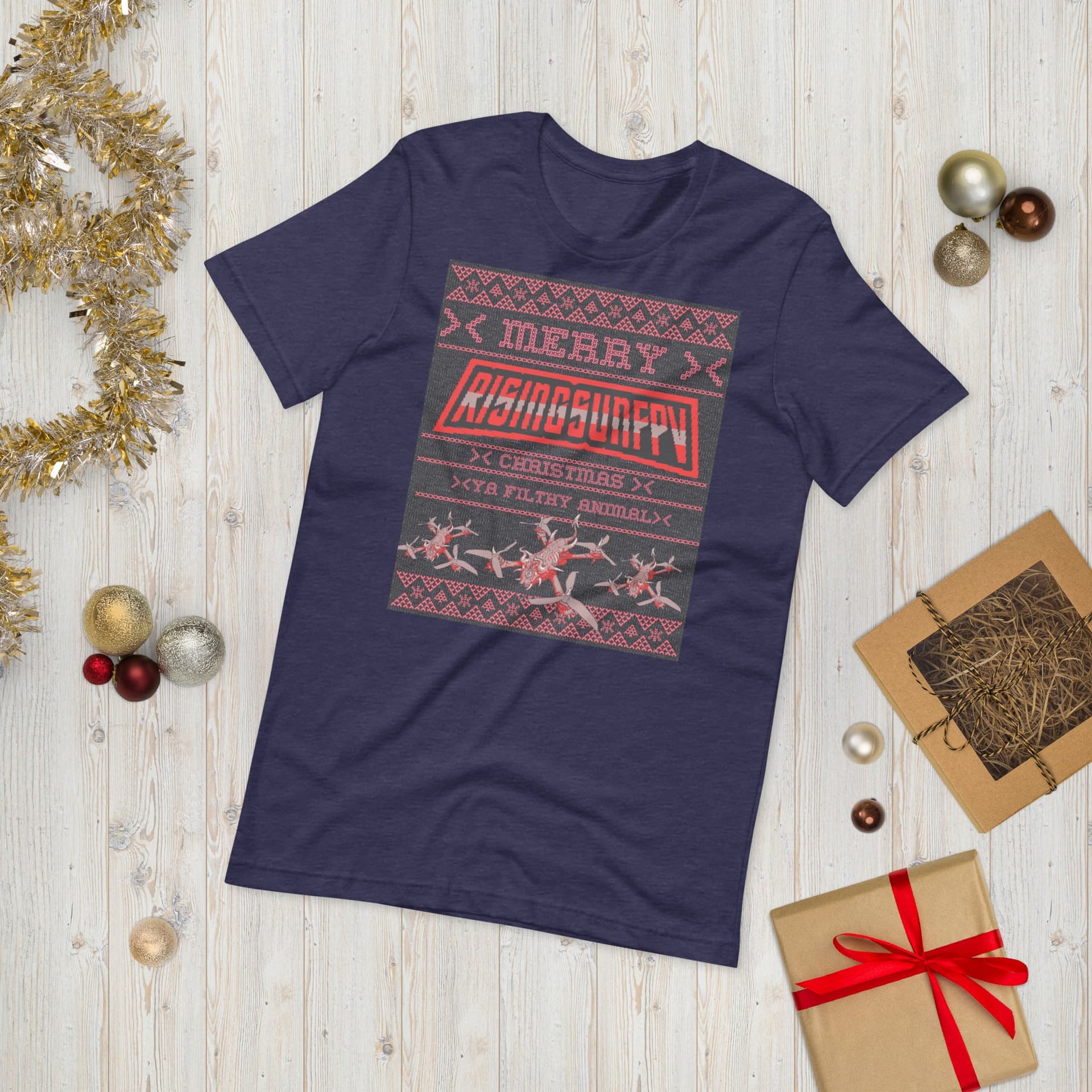 YA FILTHY ANIMAL XMAS T-SHIRT for fpv drones 8