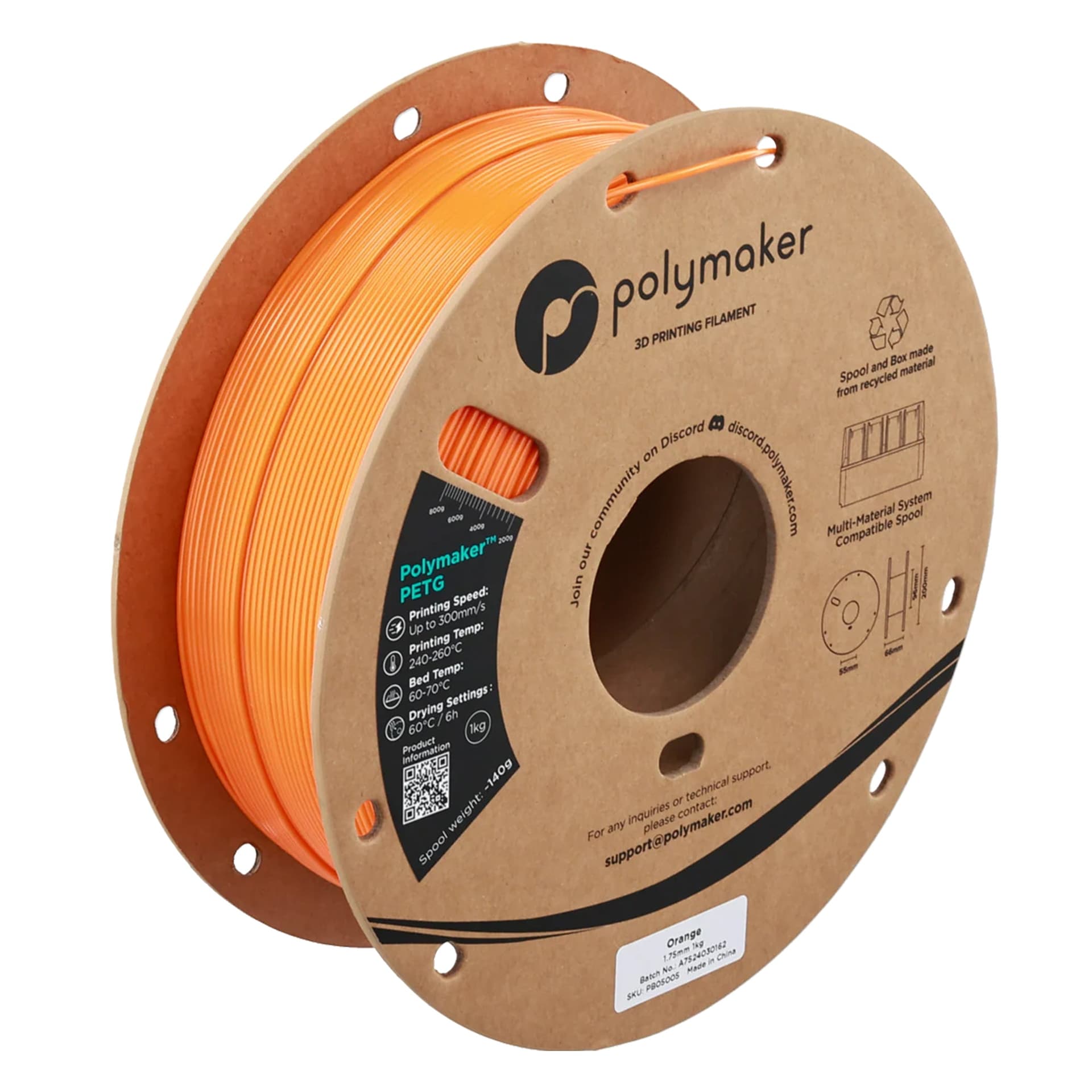Polymaker PETG High Speed 1.75mm Filament 1kg for fpv drones 10