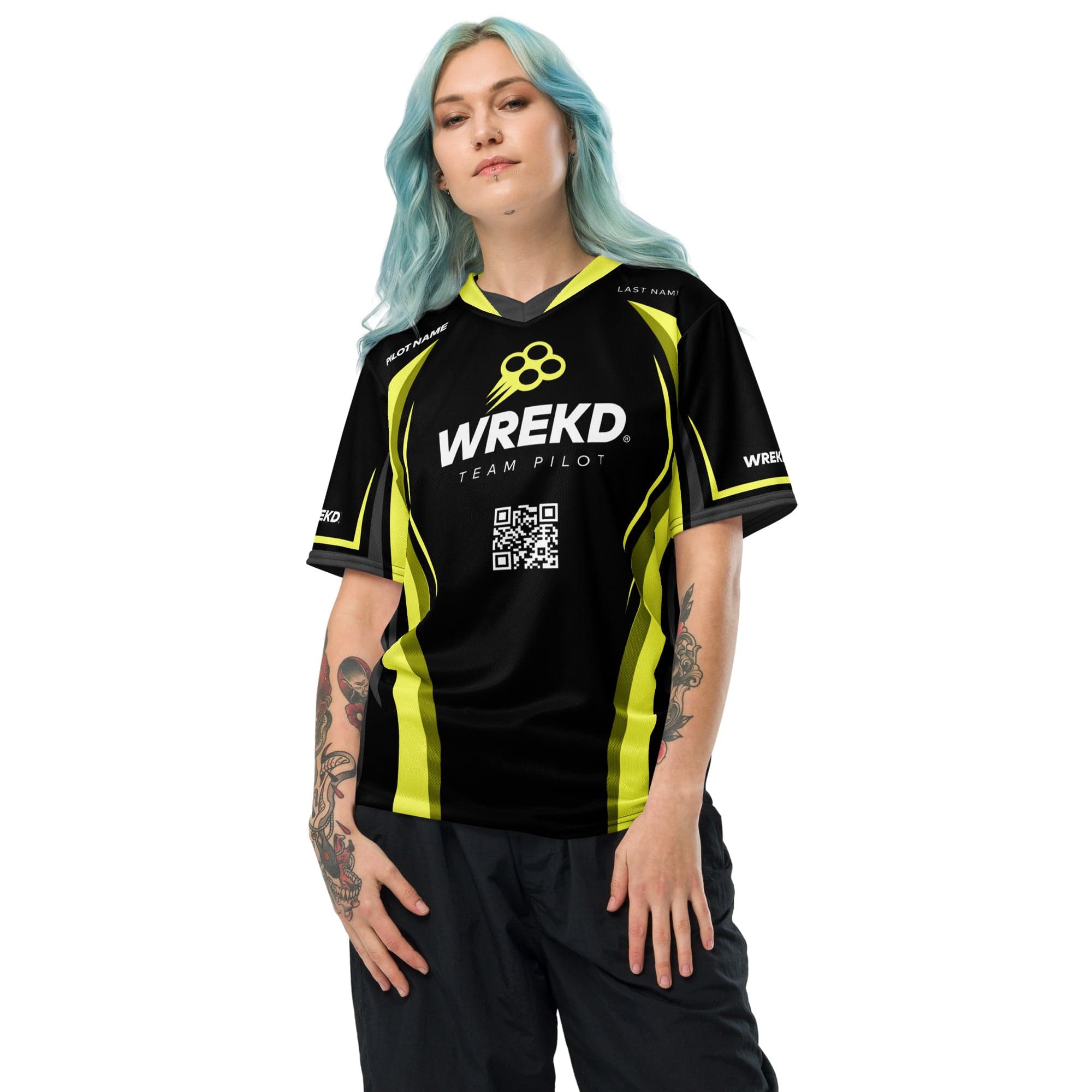WREKD® Official Team Pilot Jersey - Customize for fpv drones 4