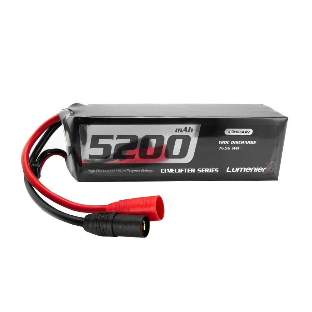 Lumenier 5200mAh 4S 120c CineLifter LiPo Battery - AS150 - 2.75 for fpv drones 2