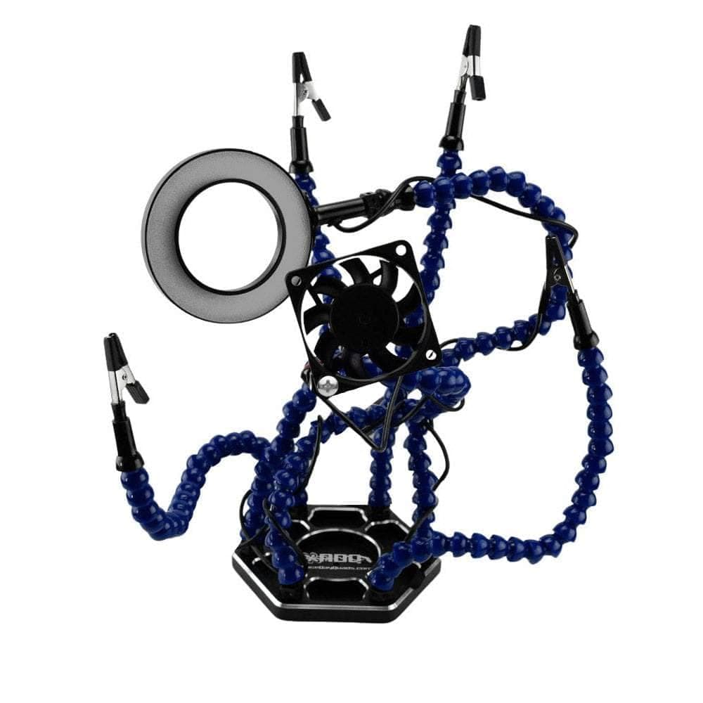 RDQ Helping Hands with Fan, LED, and Magnifier for fpv drones 1