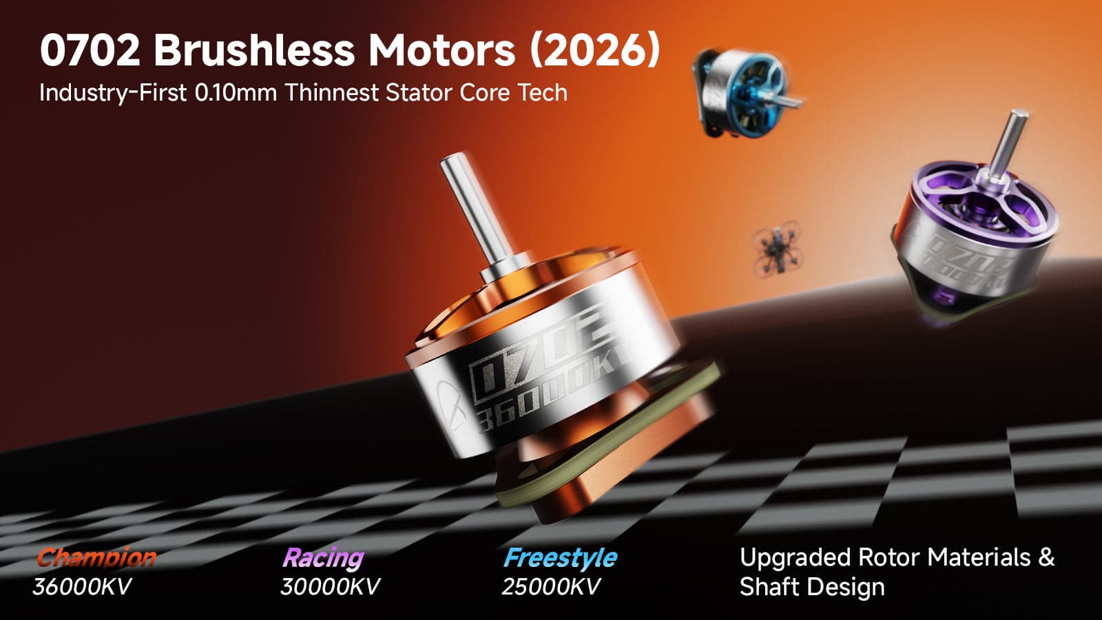 BETAFPV 0702 Brushless Motors (2026) - Air65 II Upgrade for fpv drones 2