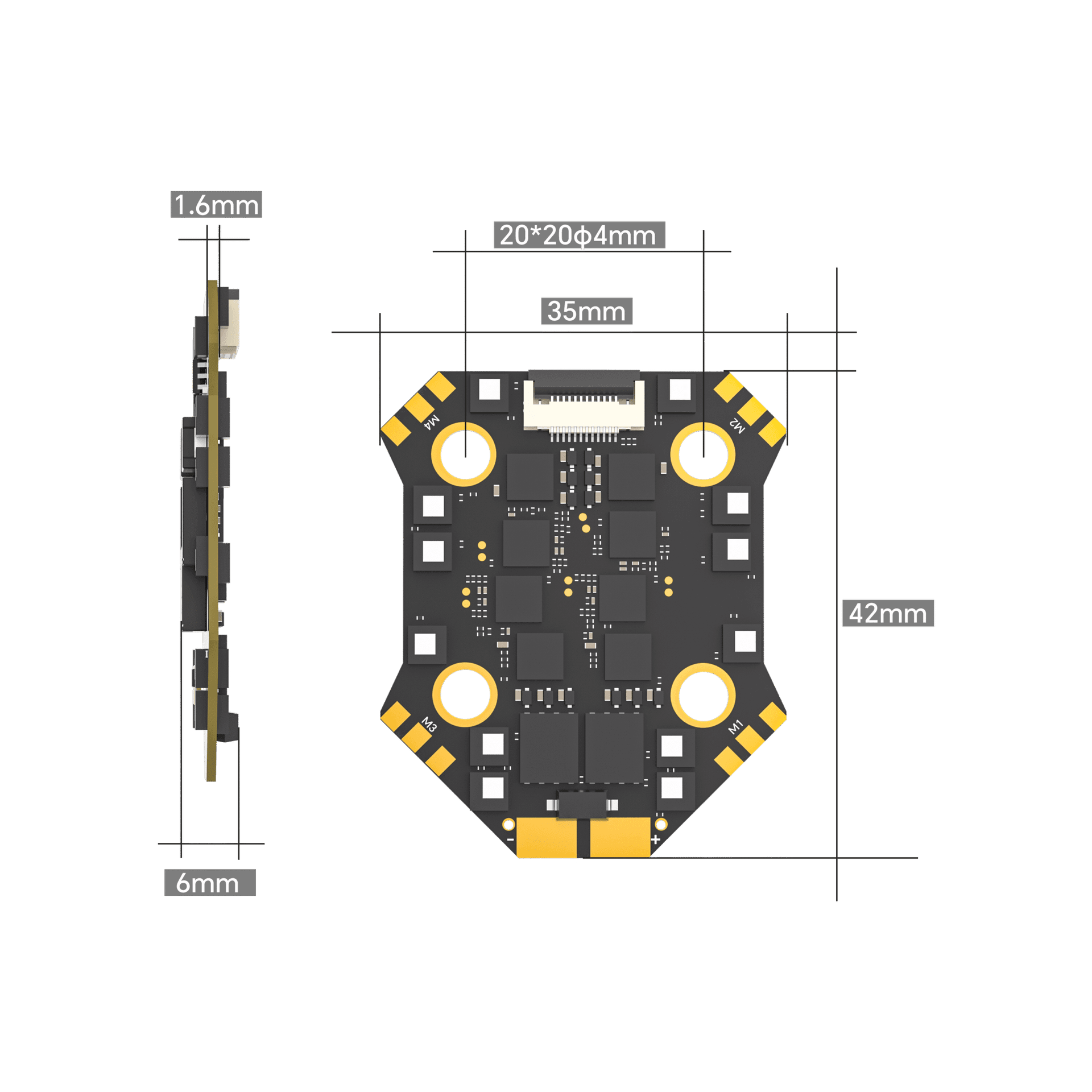 iFlight Borg F7 Mini Stack (60 Mini 4-IN-1 ESC) for fpv drones 8