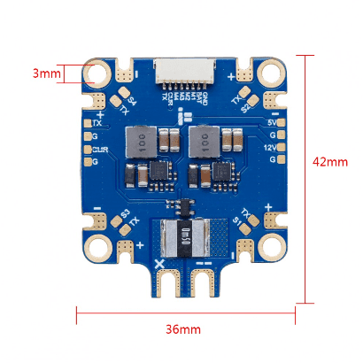 iFlight SucceX 2-8S PDB w/ 5V/12V BEC for fpv drones 4