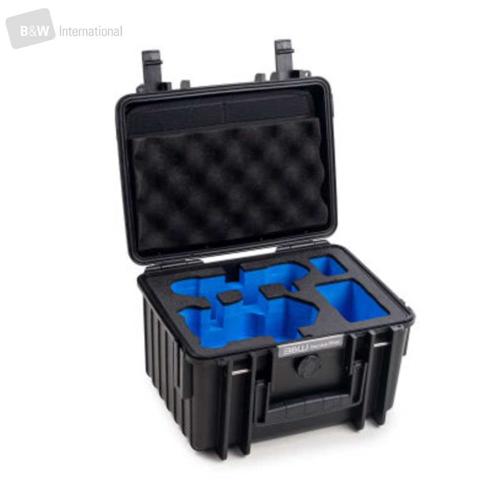 B&W Outdoor Cases - Type 2000 - Black - DJI Mini 4 Pro for fpv drones