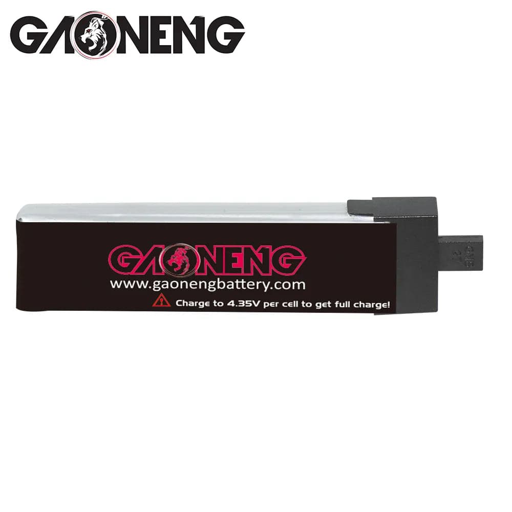 Gaoneng GNB 1S 550MAH 100C 3.8V HV Li-Po Battery for Whoop Micro - GNB27 Plastic Head for fpv drones 2