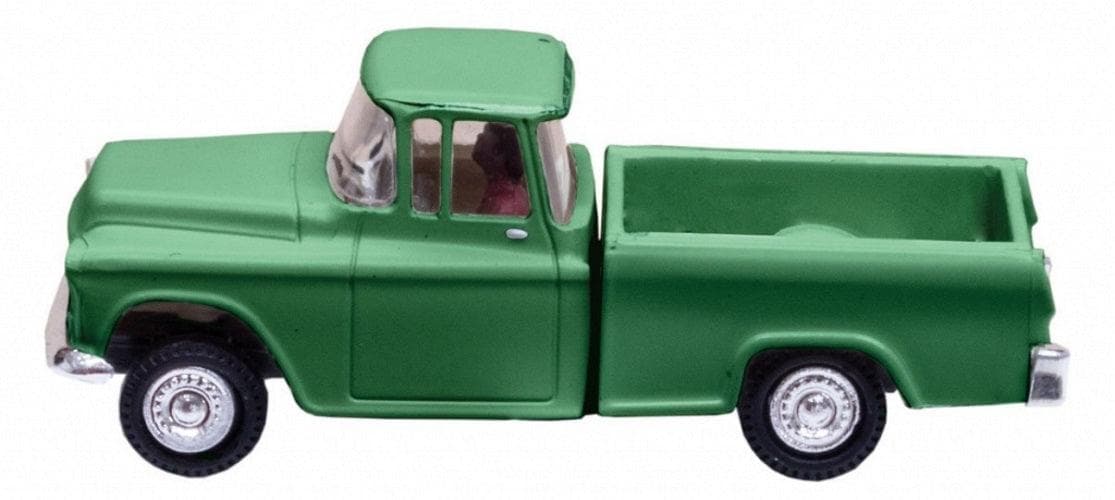 Woodland Scenics JP5590 HO Scale Green Pickup Truck for fpv drones