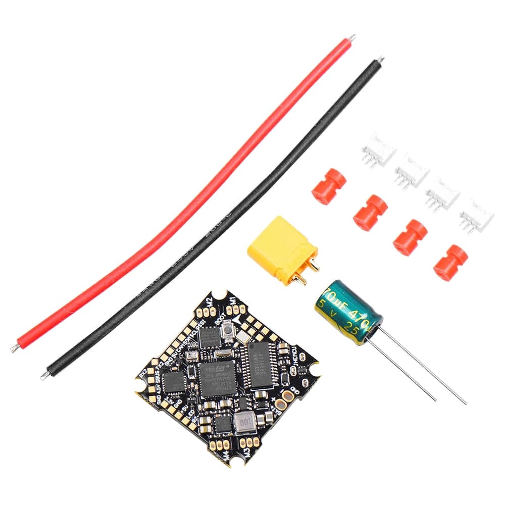 JHEMCU AIO Board - GHF412 F411 FC + 12A 2-4S BLHeli_S ESC w/ Barometer - 2.1 for fpv drones 4