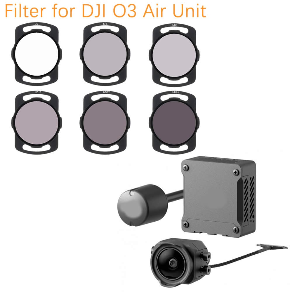 DJI O3 Air Unit ND Filters and Lens Protector Kit for fpv drones 4