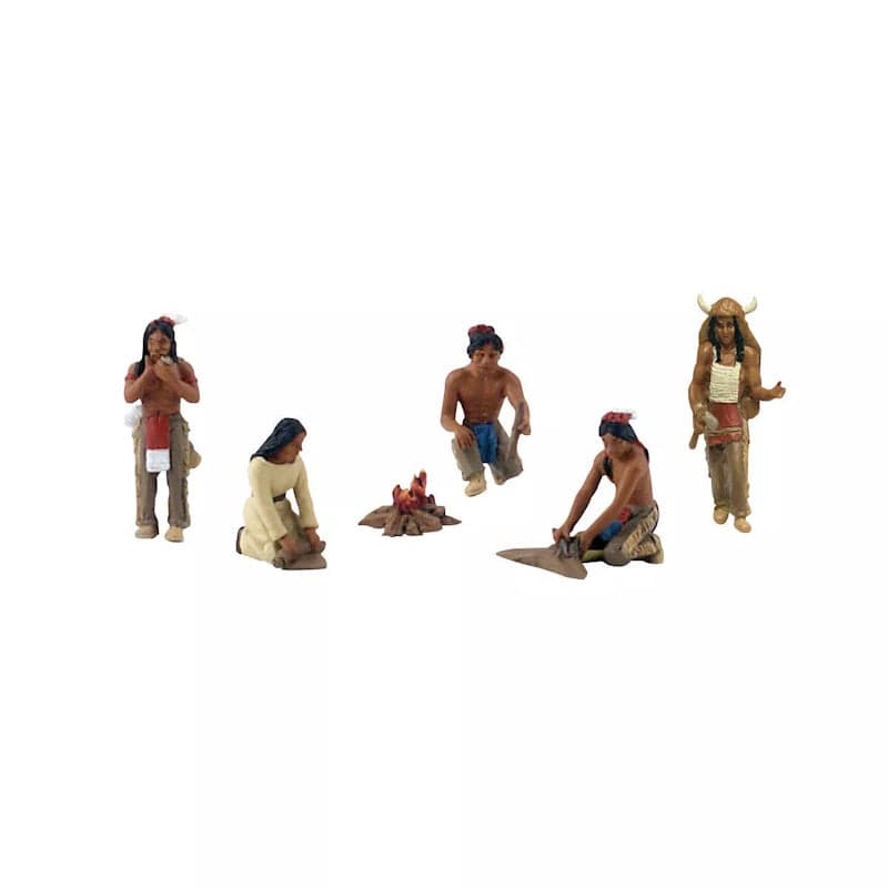 Woodland Scenics SP4443 Scene Setters Native Americans Bagged Train Scenery for fpv drones