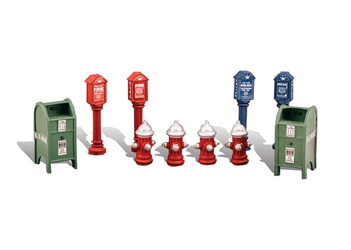 Woodland Scenics A1960 HO Train Figures Street Items for fpv drones