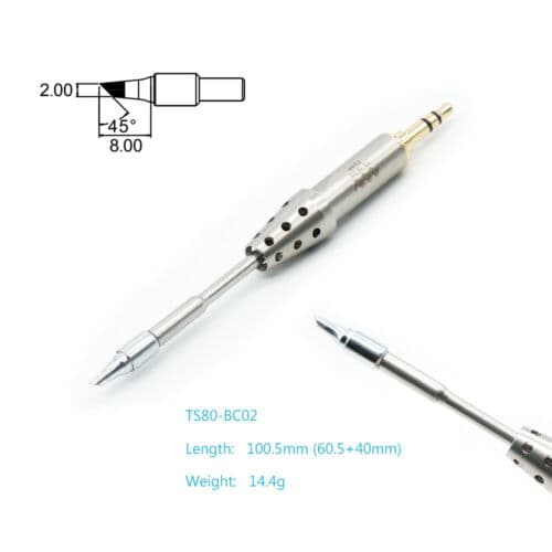 BC02  Soldering Tip Replacement (Compatible with TS80/TS80P/TS1C) for fpv drones 1