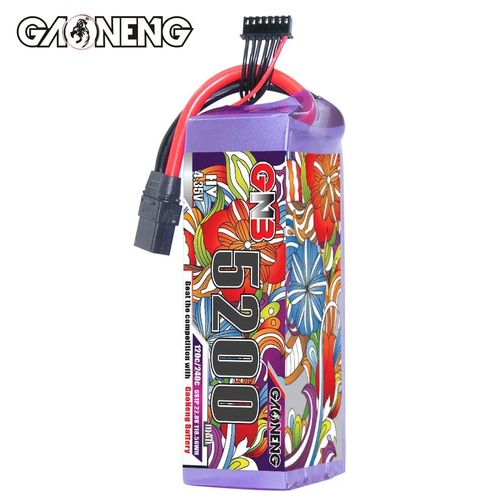 GAONENG GNB LiHV 6S 22.8V 5200mAh 120C LiPo Battery XT90 [DG] for fpv drones 3