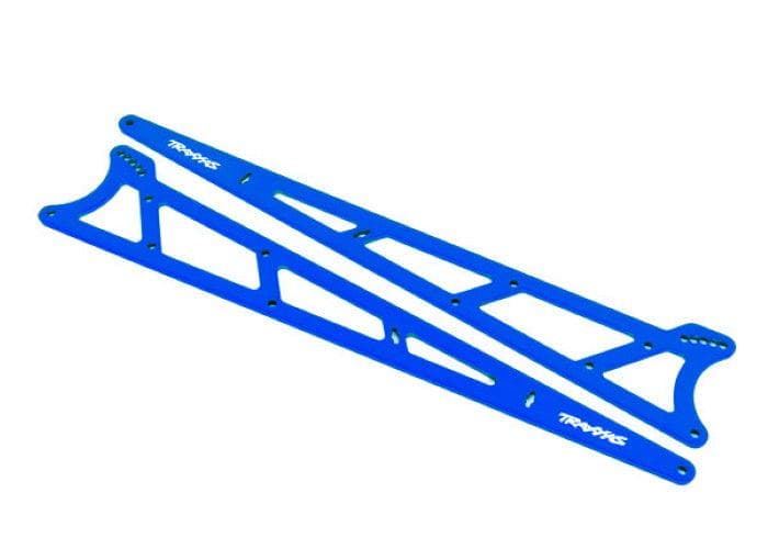Traxxas 9462X Side Plates Wheelie Bar Blue (Aluminum) (2) Drag Slash for fpv drones