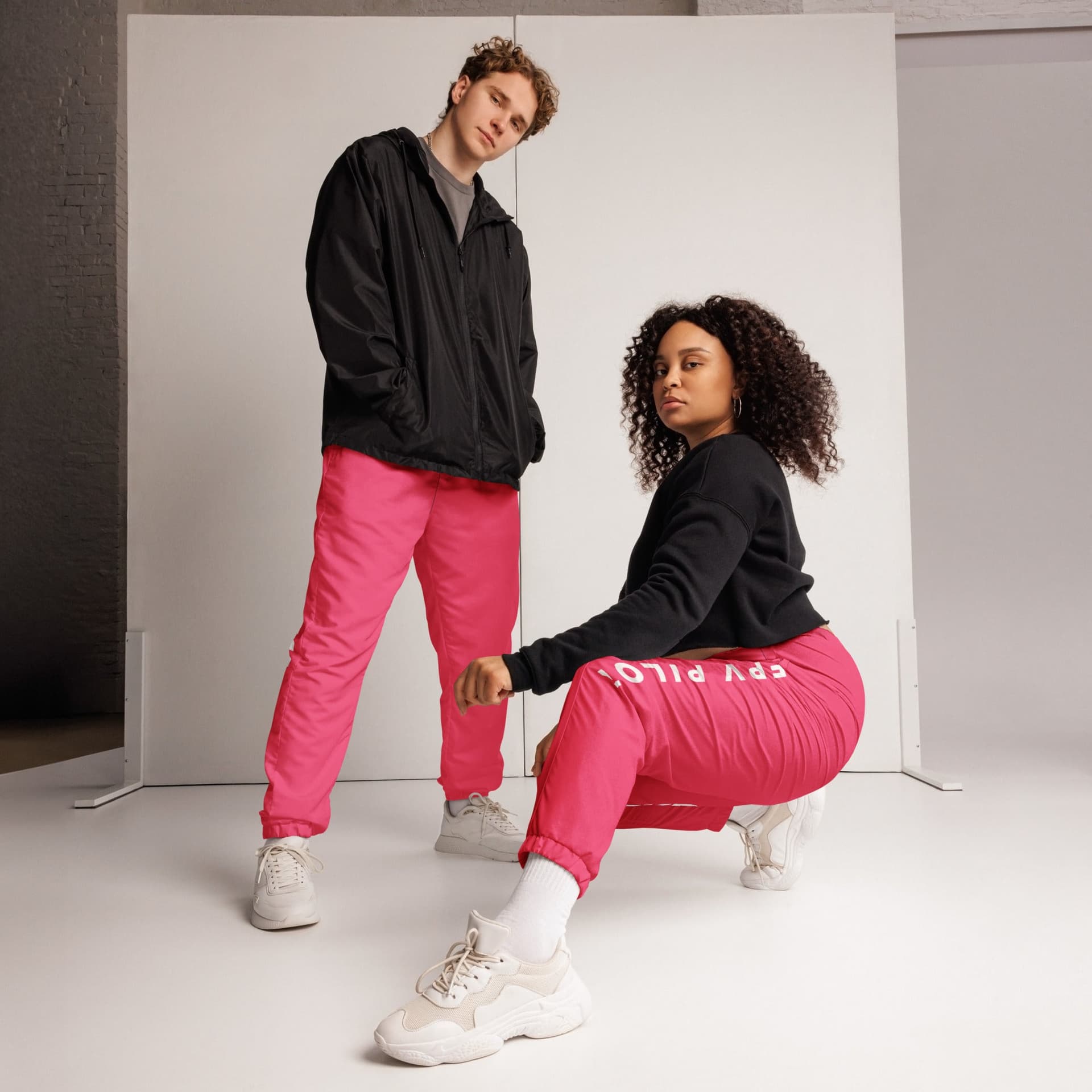 WREKD® FPV Pilot Unisex Track Pants - Pink for fpv drones 5