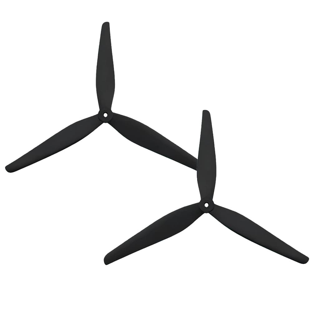 HQProp MacroQuad 11x4.5x3 3-Blade Propeller (Set of 2) - 9.75 - Black for fpv drones 1