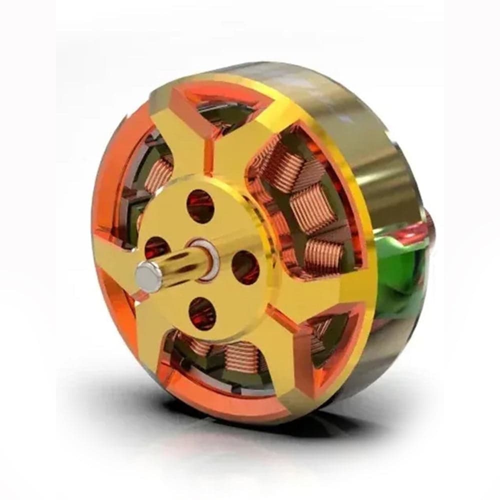 RCINPOWER GTS V3 1303 5000kv Plus 2-3 inch Cinewhoop Micro Motor - Gold Orange for fpv drones 1