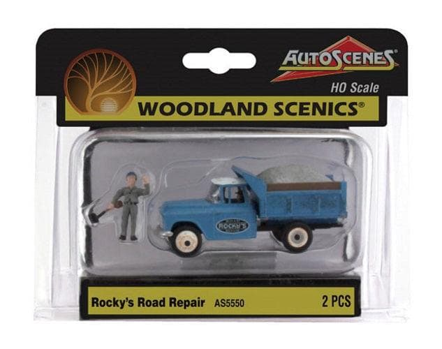 Woodland Scenics AS5550 HO Scale Rocky's Road Repair Vechicle for fpv drones 1