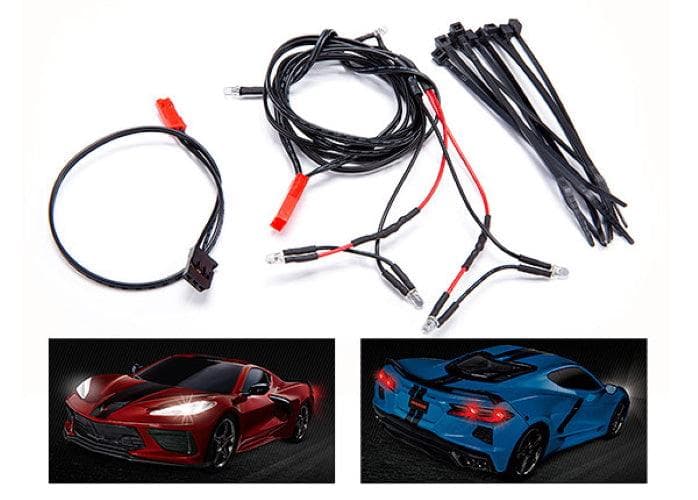 Traxxas 9380 Led Light Harness /Power Harness /Zip Ties For #9311 body 4-Tec 3.0 for fpv drones