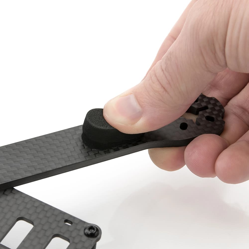 Neoprene Landing Pads for Skinny Arms (4 Pack) - Black for fpv drones 3
