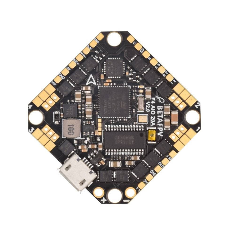 BETAFPV Toothpick F4 2-4S 20A AIO Brushless V2.0 Flight Controller (BLHeli_S)