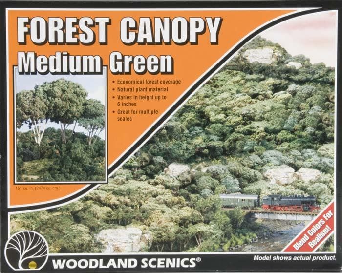 Woodland Scenics F1661 N/HO Forest Canopy Medium Green for fpv drones