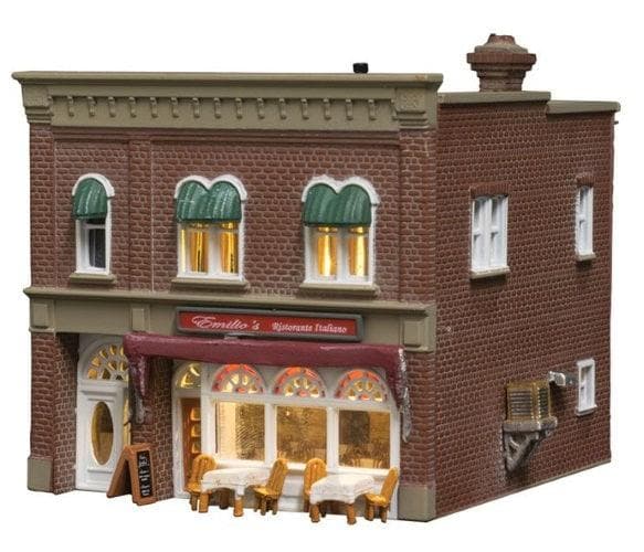 Woodland Scenics BR4945 N Scale Emilio's Italian Restaurant for fpv drones 2