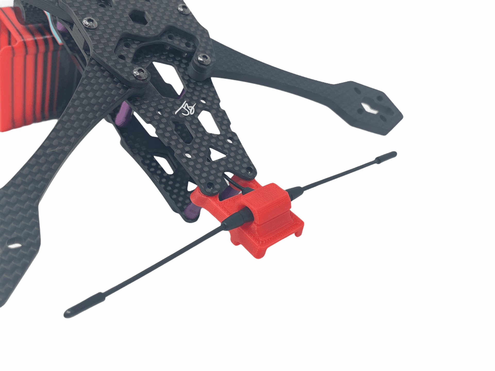 M10-5883 GPS Module Standoff Mount w/ Immortal-T (3D Print Only) for fpv drones 2