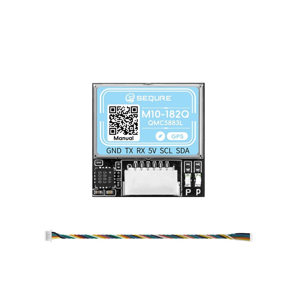 Sequre M10-182Q GPS Module Small Size Fast Positioning BF INAV Ardupilot Fixed-wing Drone for fpv drones