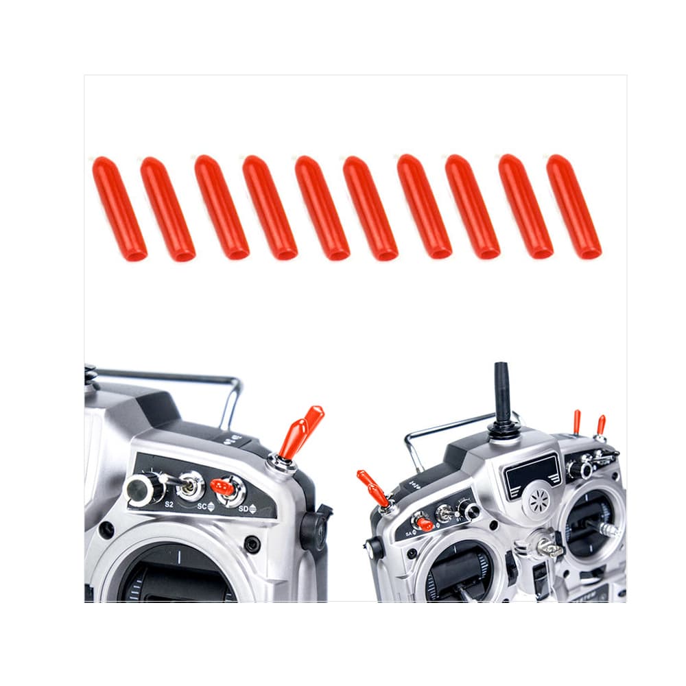 Remote Controller Stick Sleeves (10 stuks) - ROOD for fpv drones 1