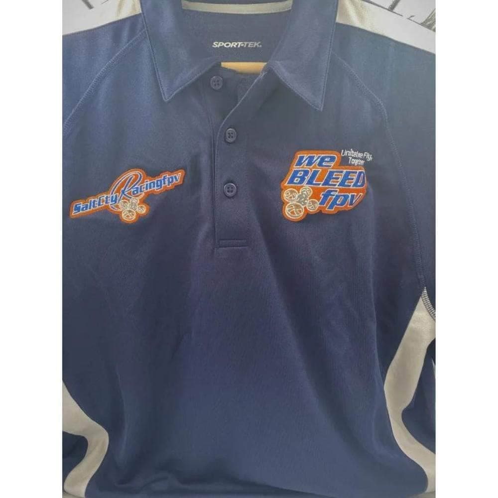 weBLEEDfpv Official Team Sport Polo for fpv drones 1