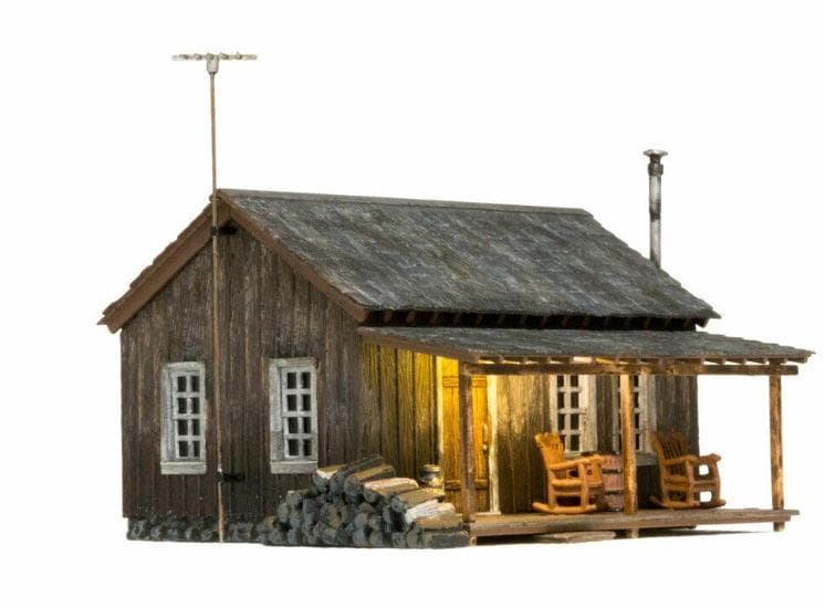 Woodland Scenics BR5065 HO Just Plug Built-&-Ready Rustic Cabin for fpv drones