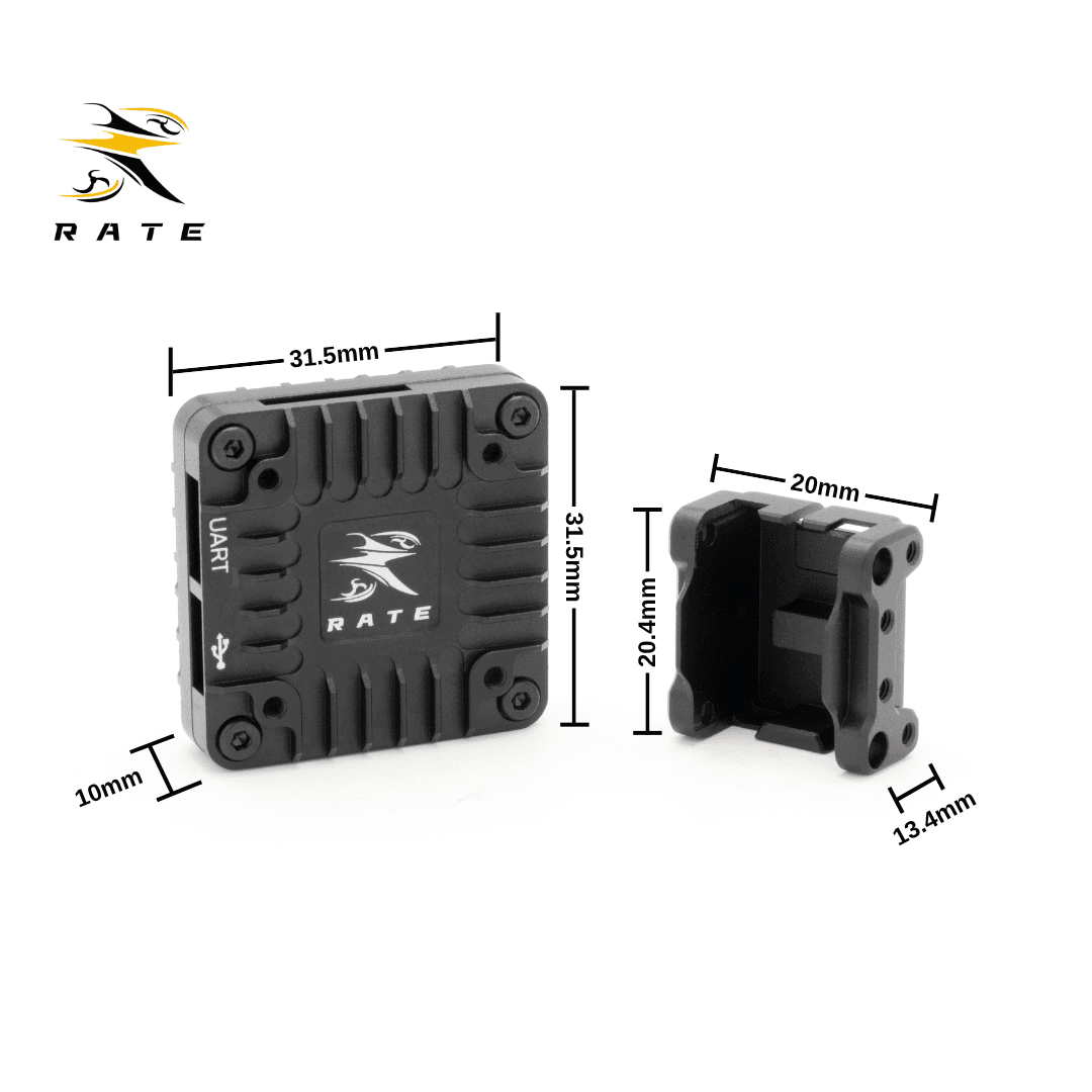 RATEFPV NEW O4 Wide CNC Protection Kit | Lightweight Camera & VTX Armor Case for fpv drones 2