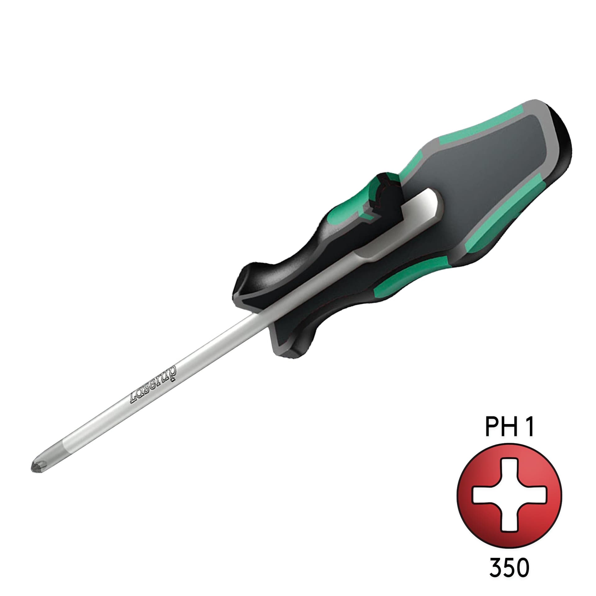 Wera 350 PH 1 X 80mm Phillips Screw Driver With Laser Tip 05008710001 for fpv drones 1