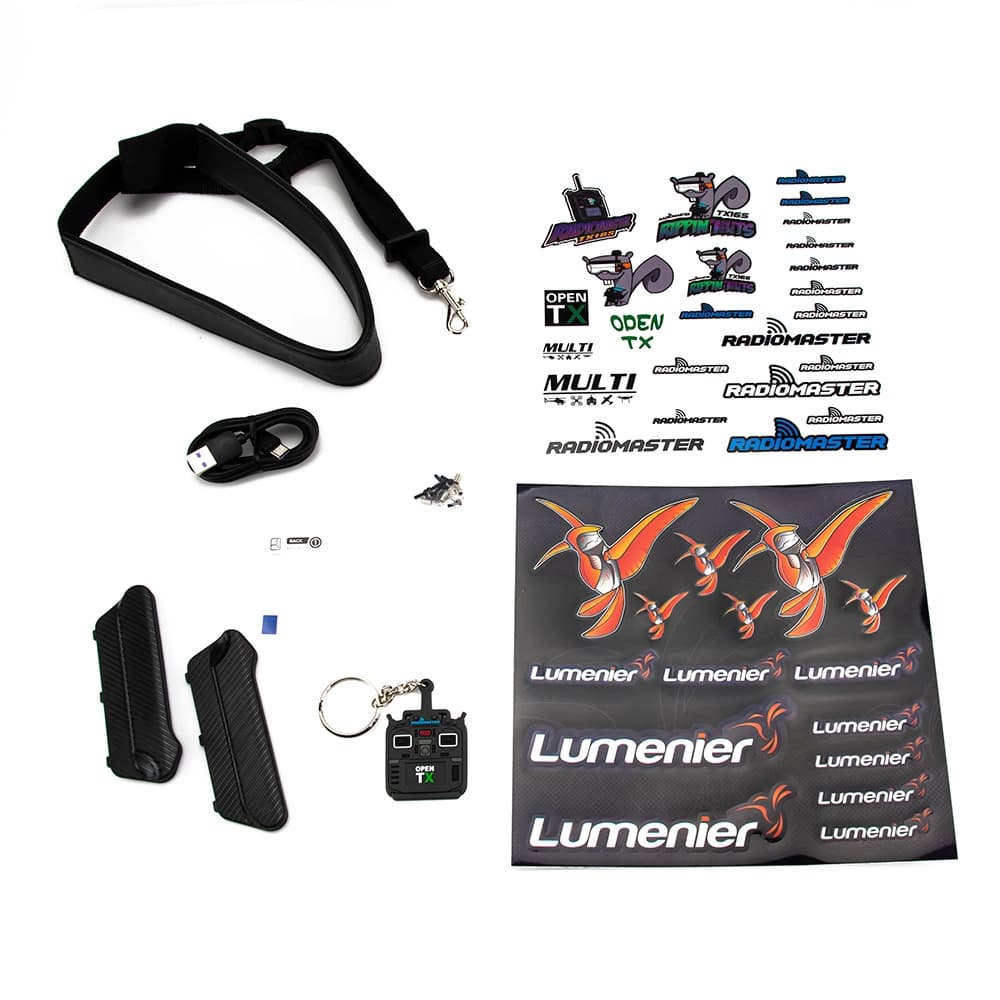 RadioMaster TX16S MKII MAX PRO Radio Transmitter w/ AG01 Gimbals - Lumenier Edition - ELRS 2.4GHz - 8.25 - Black for fpv drones 8