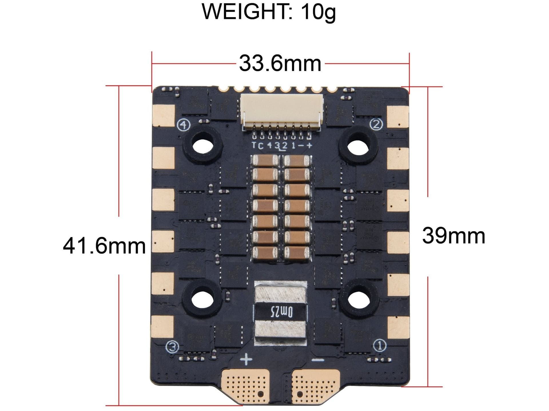 ZeeZ Design F7 2020 and 45A BLHeli_32 Stack for fpv drones 6