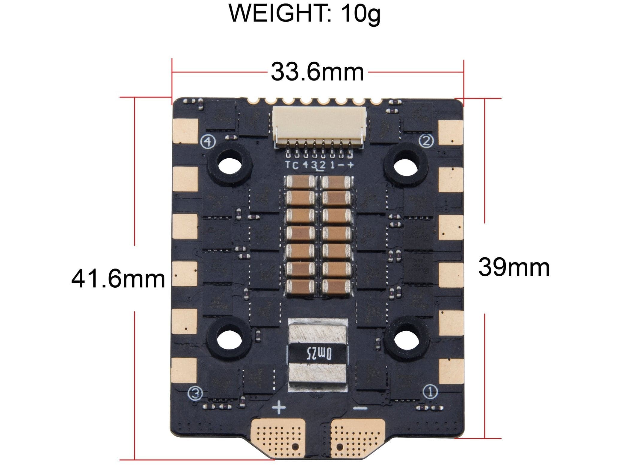 ZeeZ Design F7 2020 and 45A BLHeli_32 Stack for fpv drones 6