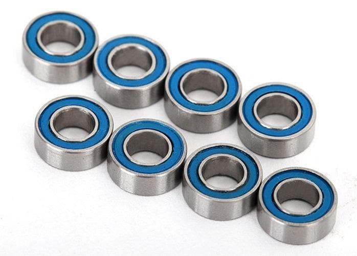 Traxxas 7019R Ball Bearings Blue Rubber Sealed (4x8x3mm) (8) Desert Racer for fpv drones