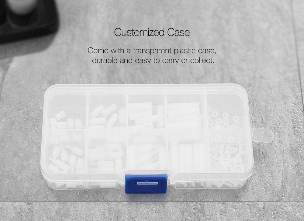 PhaserFPV M2 Nylon White Standoff Kit 280pcs for fpv drones 1